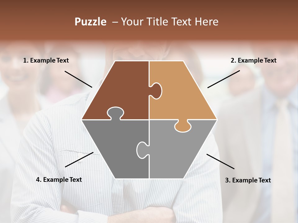 A Man Standing In Front Of A Group Of People PowerPoint Template