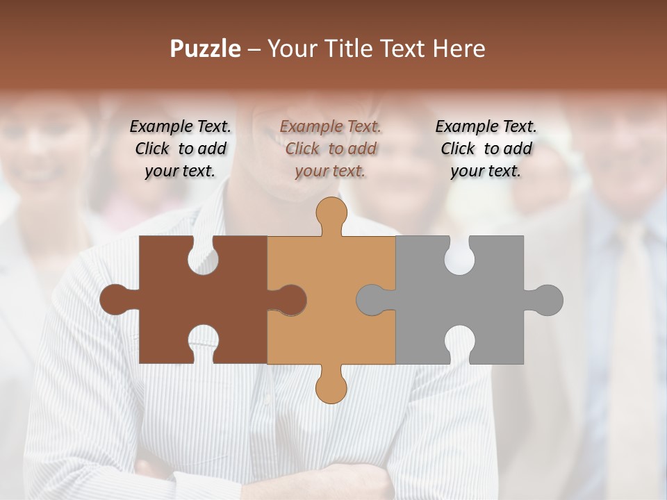 A Man Standing In Front Of A Group Of People PowerPoint Template