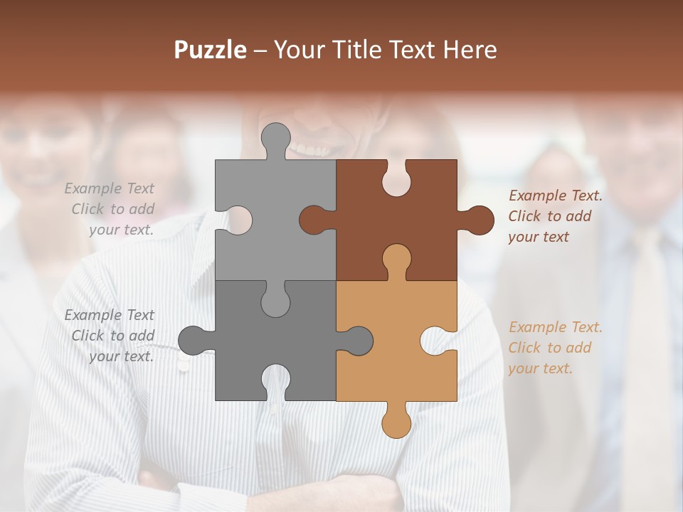 A Man Standing In Front Of A Group Of People PowerPoint Template