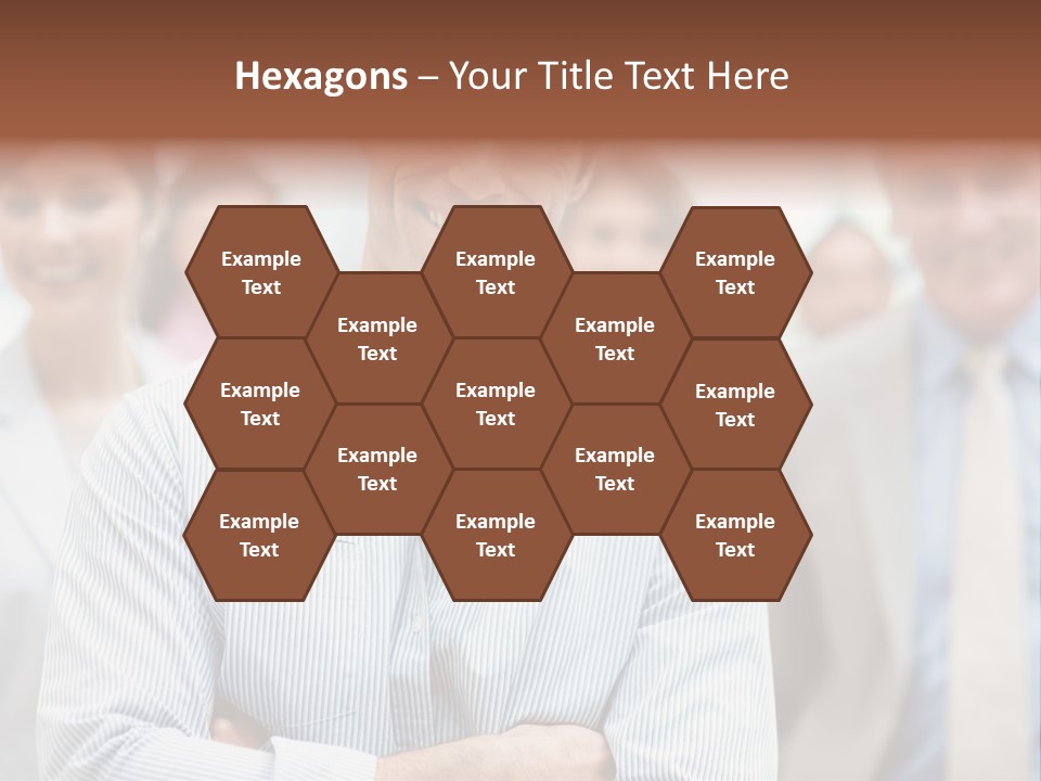 A Man Standing In Front Of A Group Of People PowerPoint Template