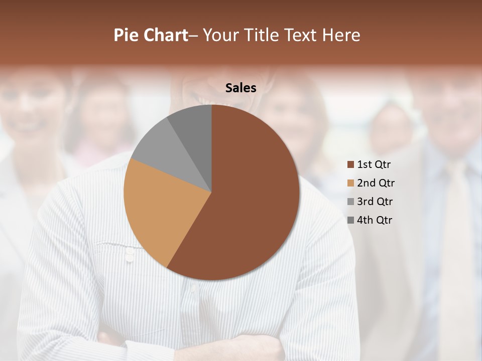 A Man Standing In Front Of A Group Of People PowerPoint Template