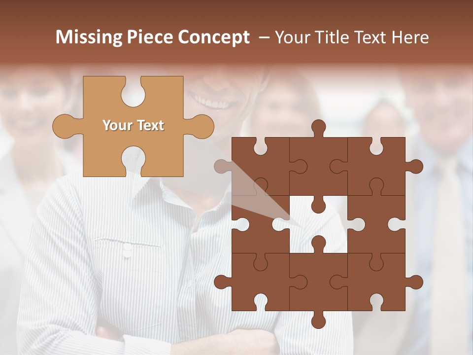 A Man Standing In Front Of A Group Of People PowerPoint Template