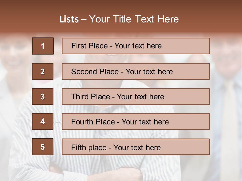 A Man Standing In Front Of A Group Of People PowerPoint Template