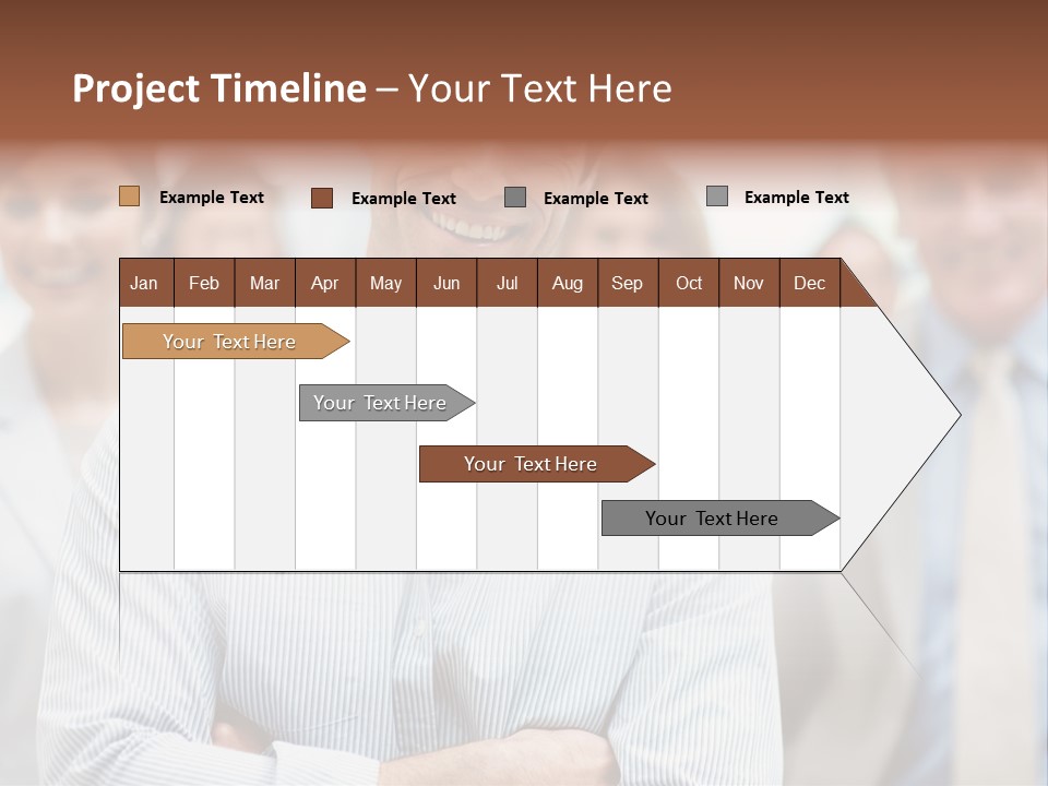 A Man Standing In Front Of A Group Of People PowerPoint Template