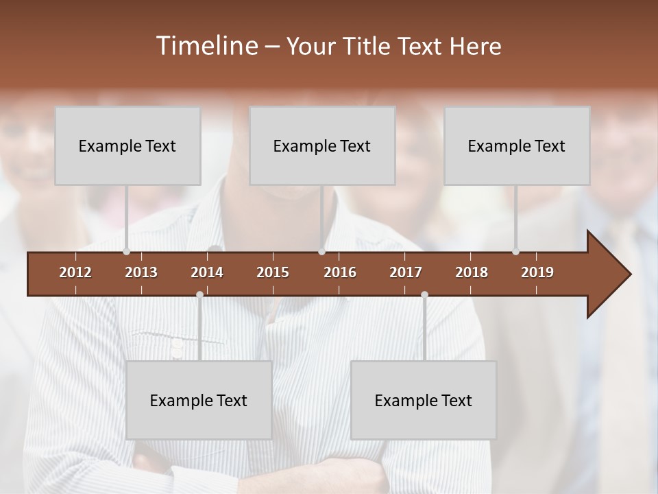 A Man Standing In Front Of A Group Of People PowerPoint Template