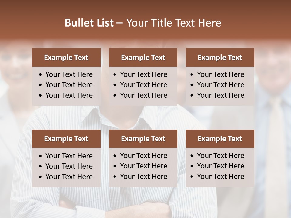 A Man Standing In Front Of A Group Of People PowerPoint Template