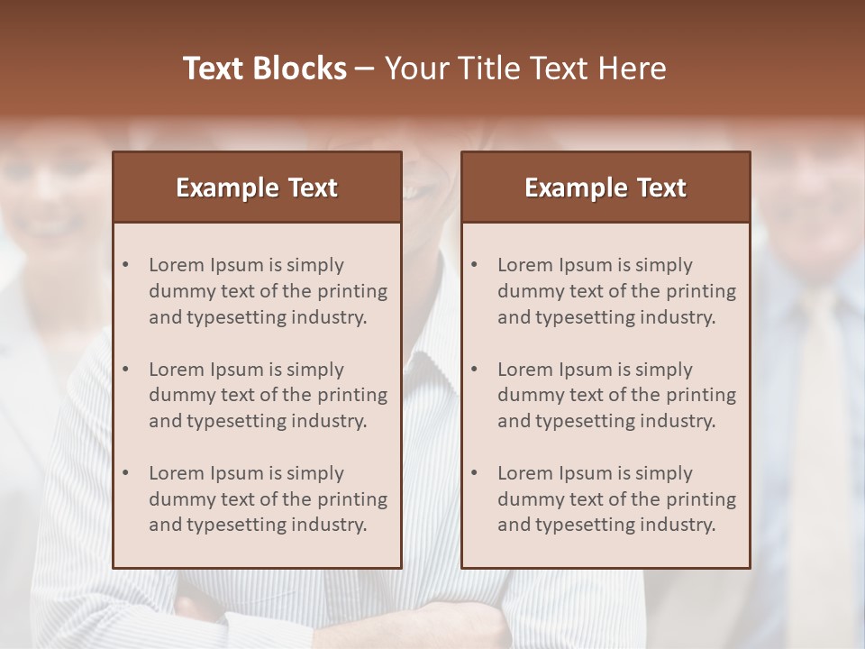 A Man Standing In Front Of A Group Of People PowerPoint Template