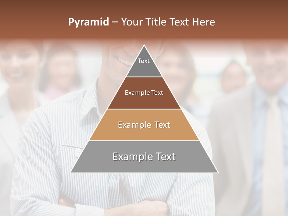 A Man Standing In Front Of A Group Of People PowerPoint Template