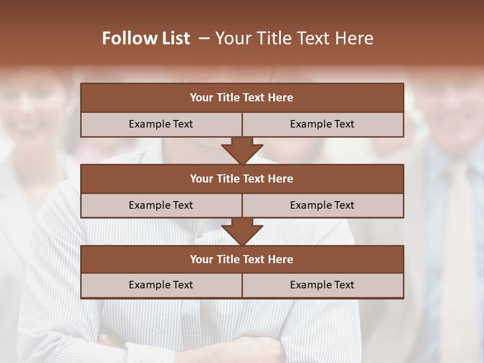 A Man Standing In Front Of A Group Of People PowerPoint Template
