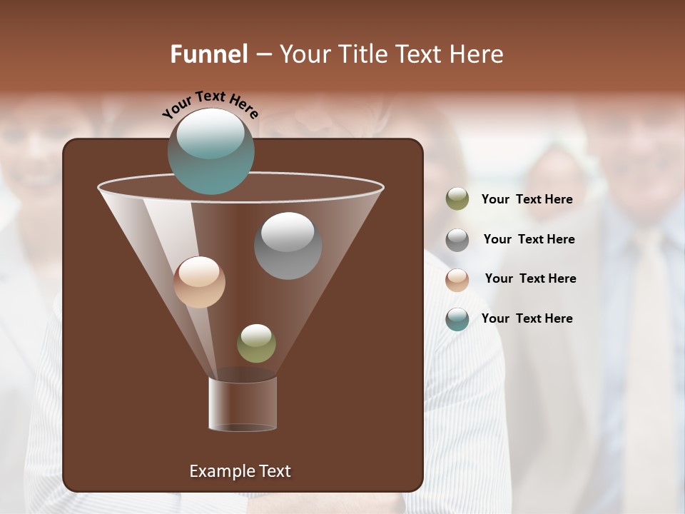 A Man Standing In Front Of A Group Of People PowerPoint Template