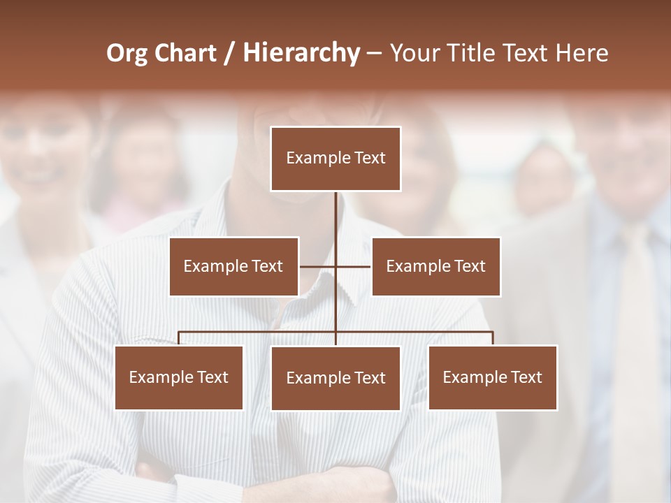 A Man Standing In Front Of A Group Of People PowerPoint Template