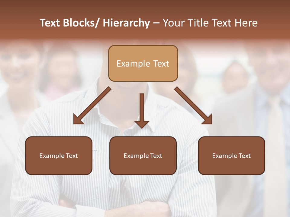 A Man Standing In Front Of A Group Of People PowerPoint Template