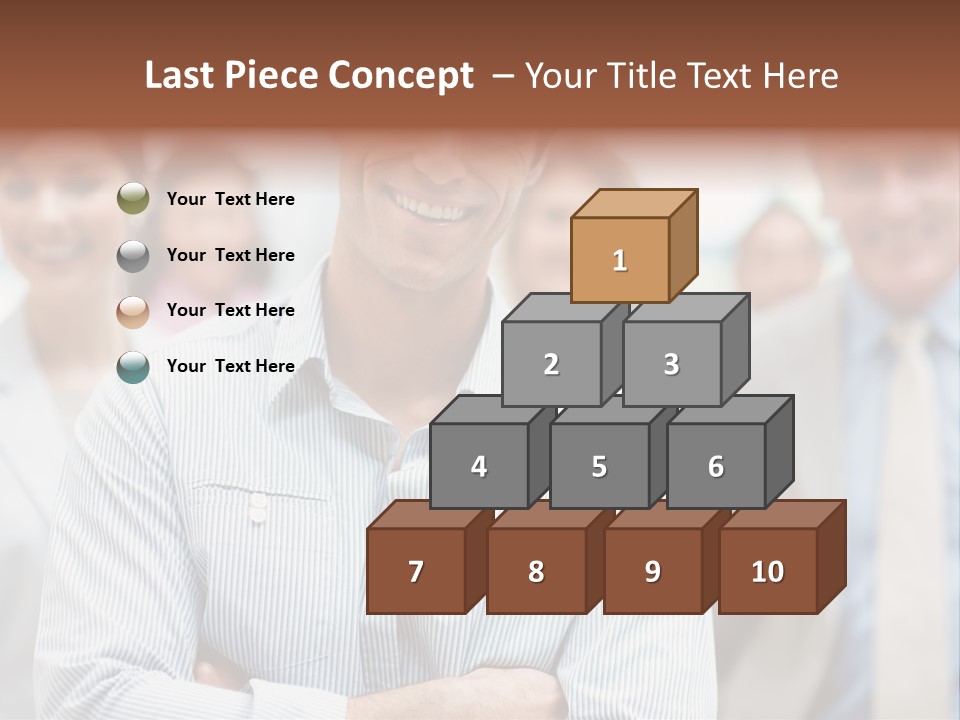 A Man Standing In Front Of A Group Of People PowerPoint Template