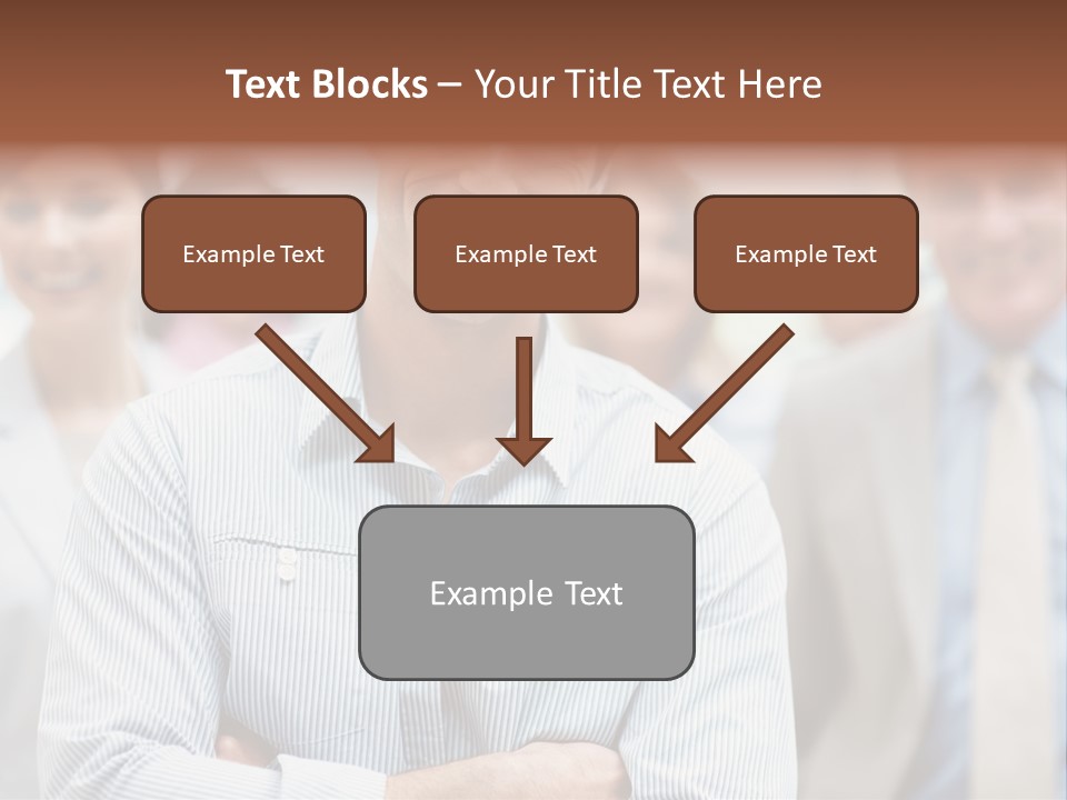 A Man Standing In Front Of A Group Of People PowerPoint Template