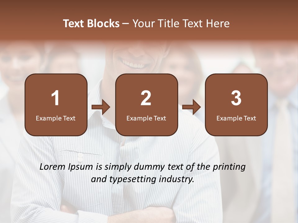 A Man Standing In Front Of A Group Of People PowerPoint Template