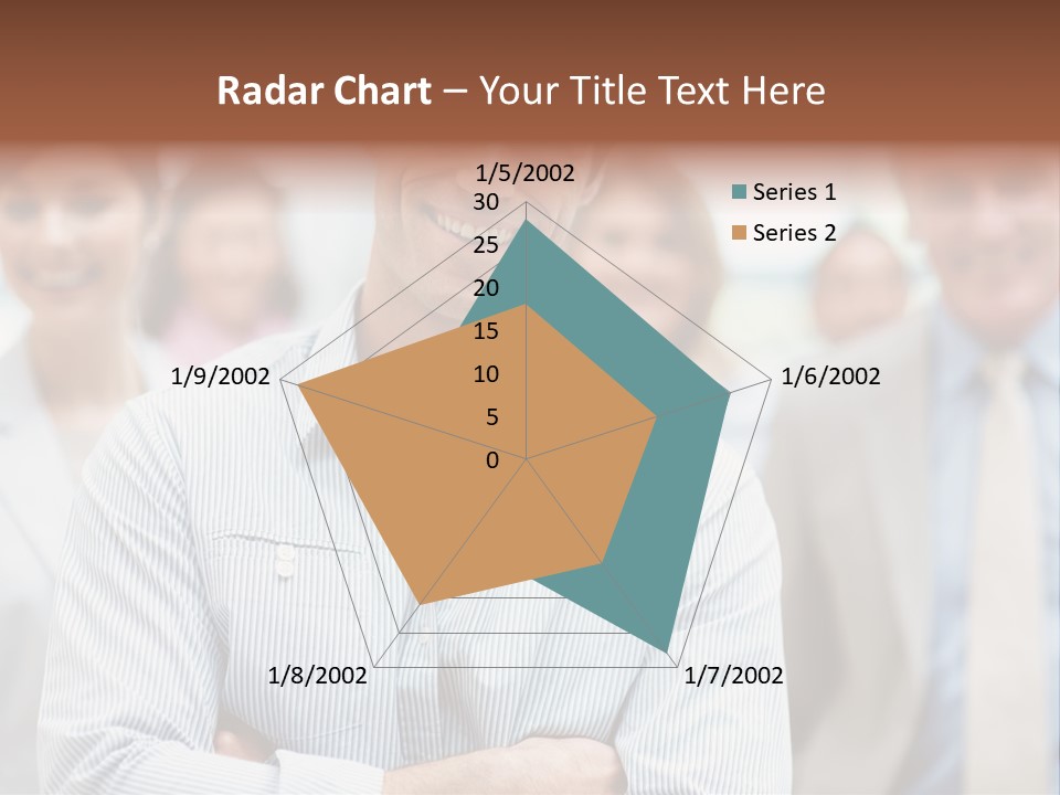 A Man Standing In Front Of A Group Of People PowerPoint Template
