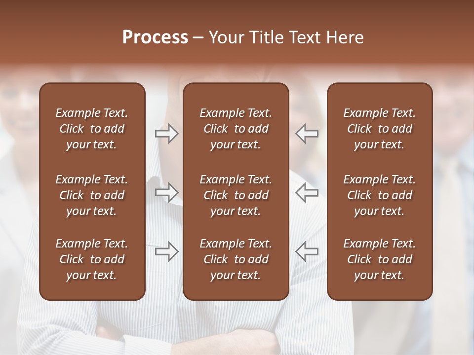 A Man Standing In Front Of A Group Of People PowerPoint Template