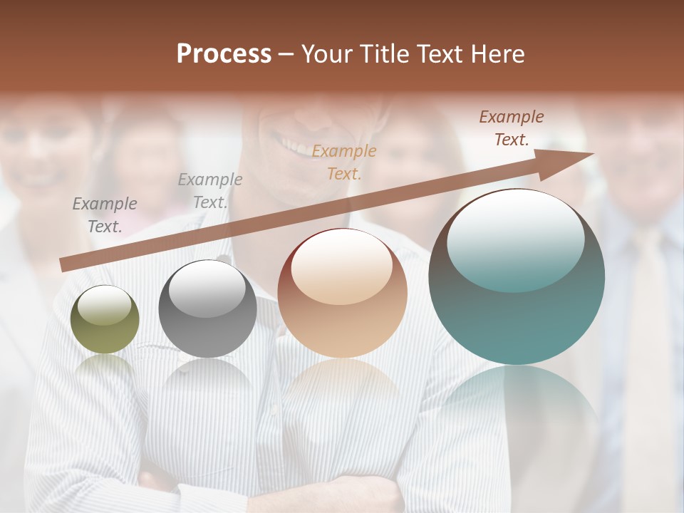 A Man Standing In Front Of A Group Of People PowerPoint Template