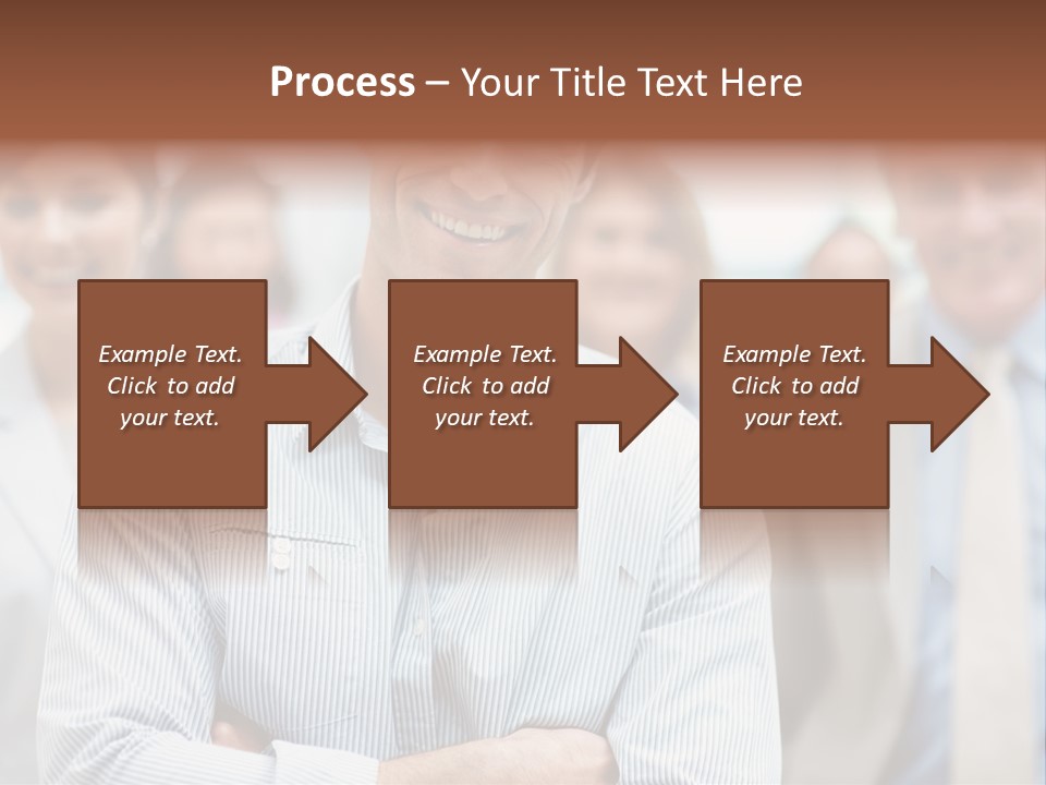 A Man Standing In Front Of A Group Of People PowerPoint Template