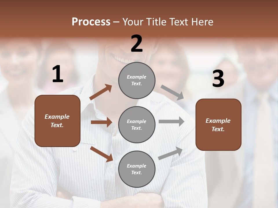A Man Standing In Front Of A Group Of People PowerPoint Template