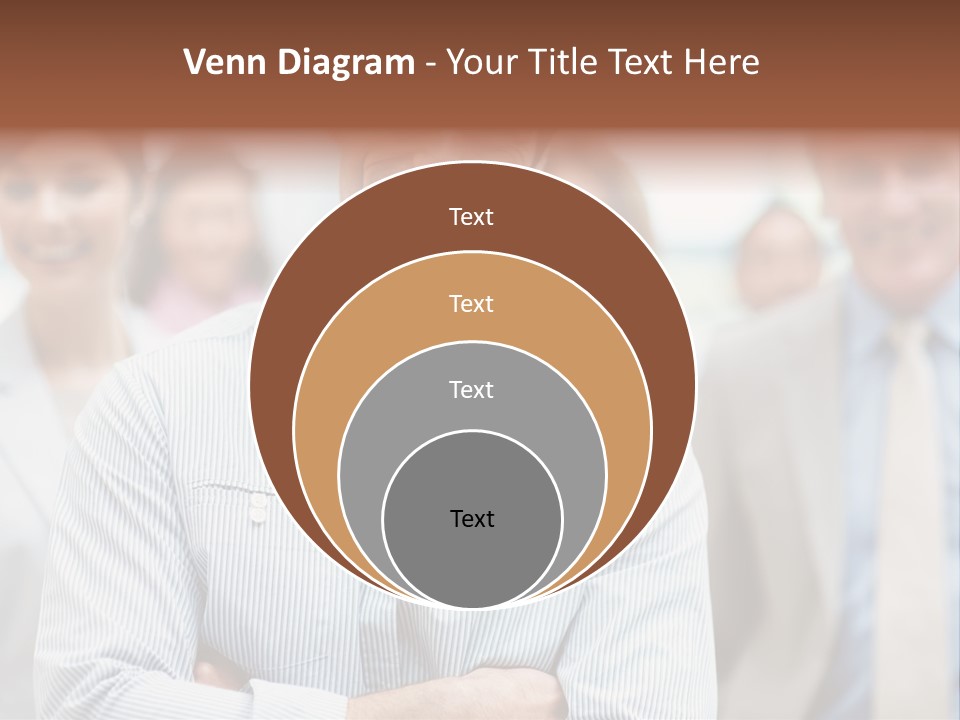 A Man Standing In Front Of A Group Of People PowerPoint Template
