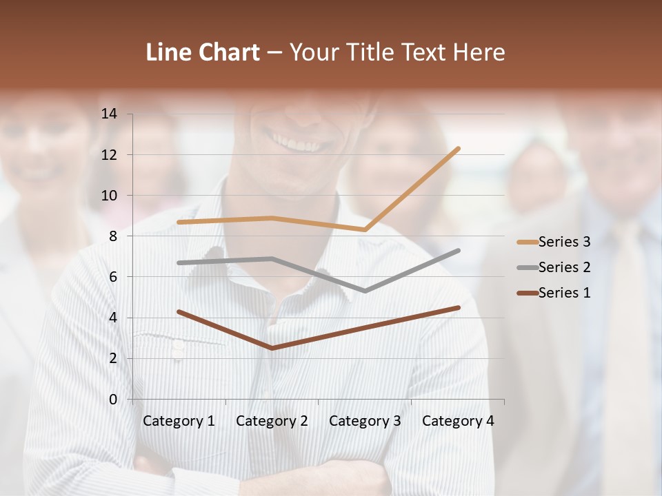 A Man Standing In Front Of A Group Of People PowerPoint Template