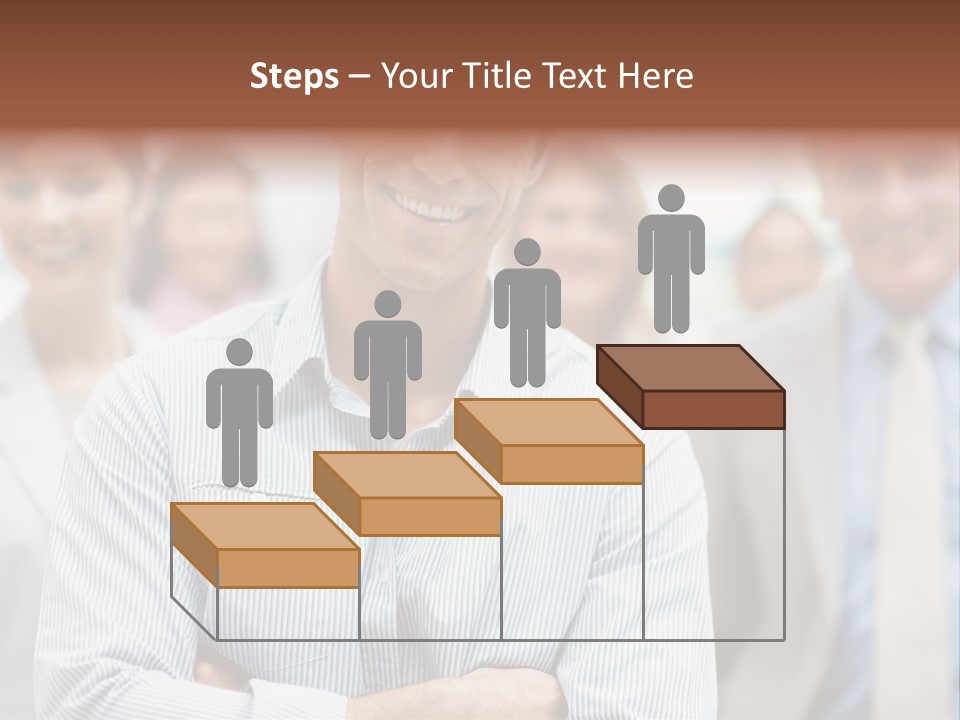 A Man Standing In Front Of A Group Of People PowerPoint Template