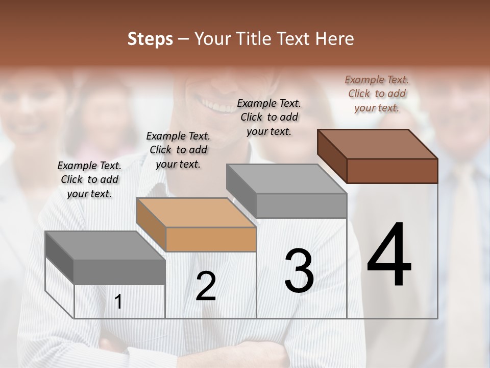 A Man Standing In Front Of A Group Of People PowerPoint Template