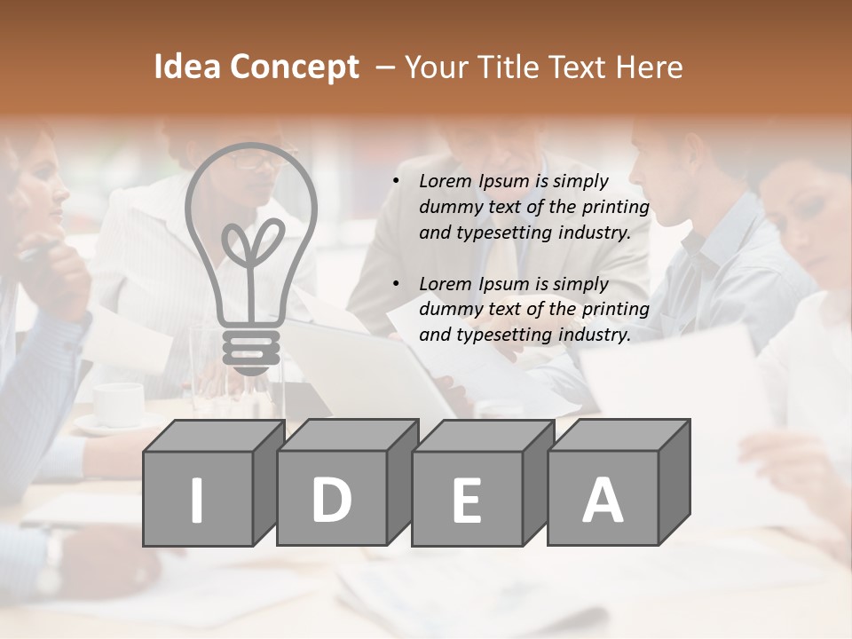 Face Luxury One PowerPoint Template