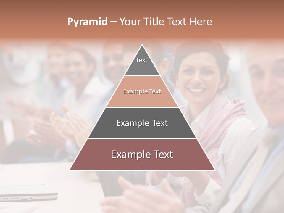 Floral Blue People PowerPoint Template