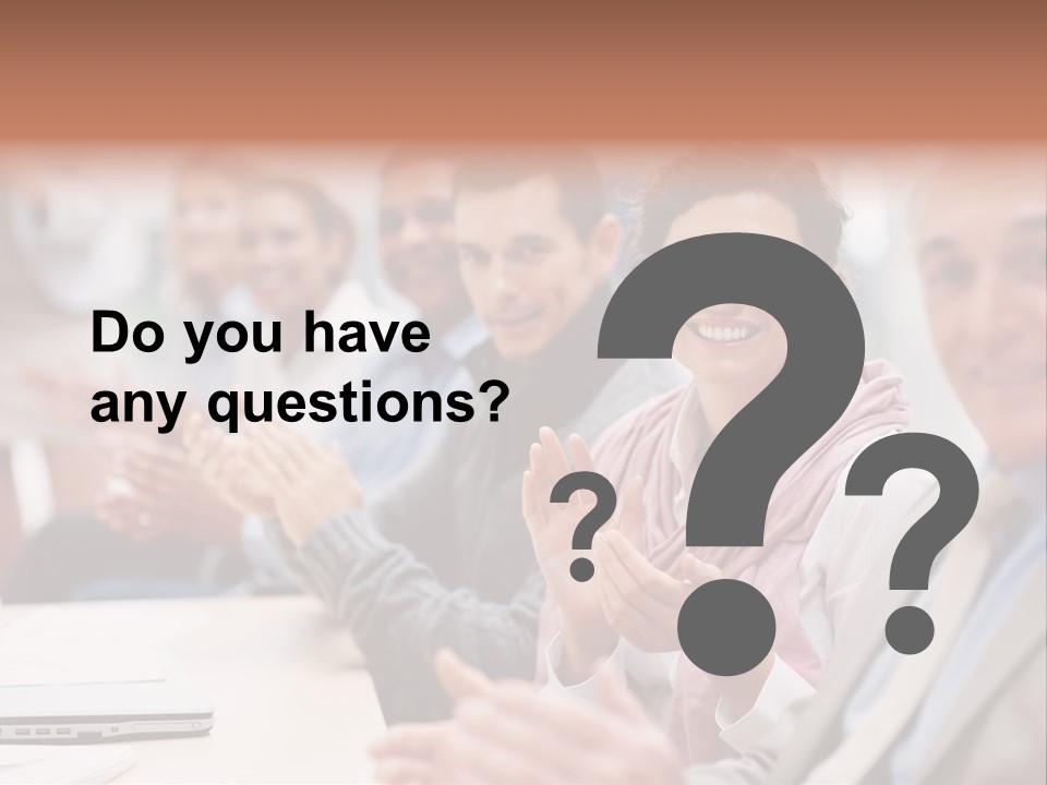 Floral Blue People PowerPoint Template