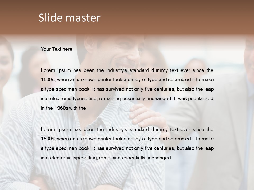 White Interior Dinner PowerPoint Template
