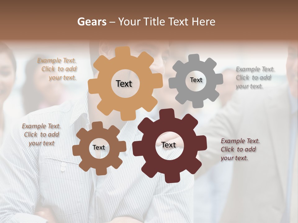 White Interior Dinner PowerPoint Template