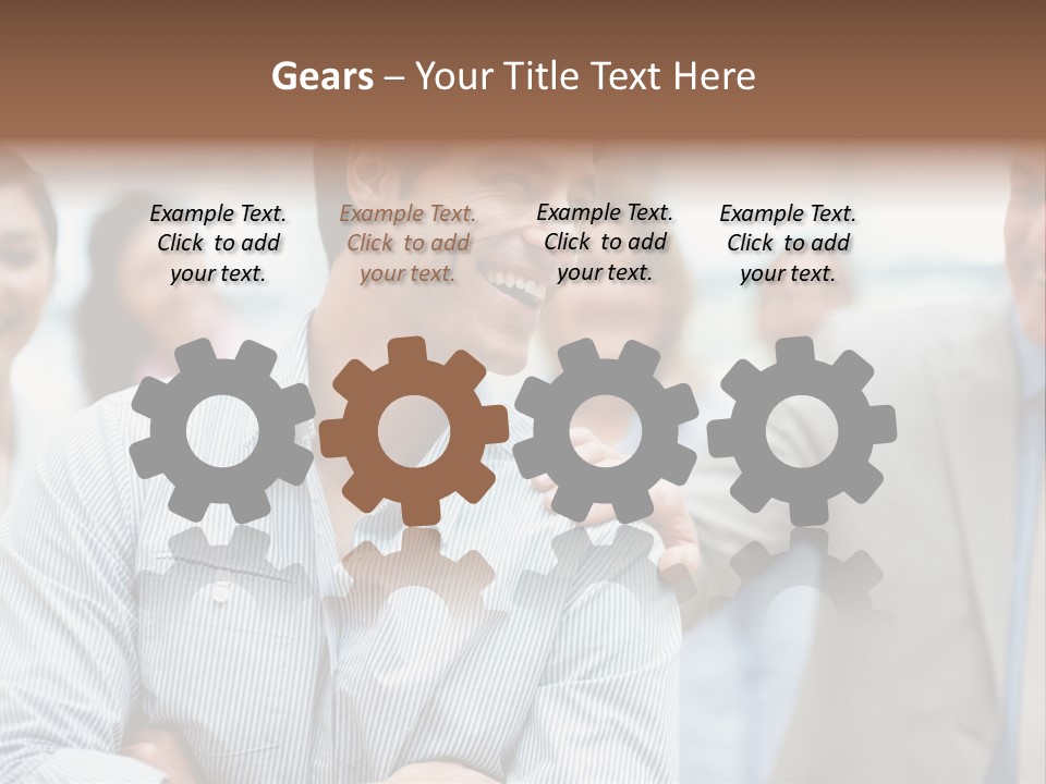 White Interior Dinner PowerPoint Template