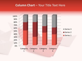 A Red Origami Boat On A White Background PowerPoint Template