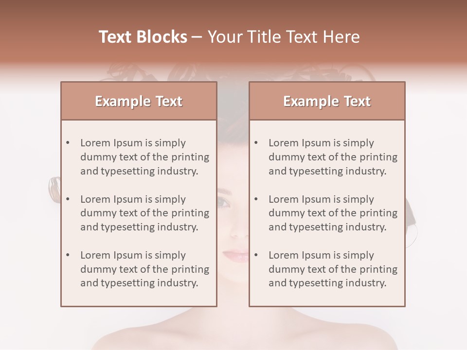 Face Luxury One PowerPoint Template