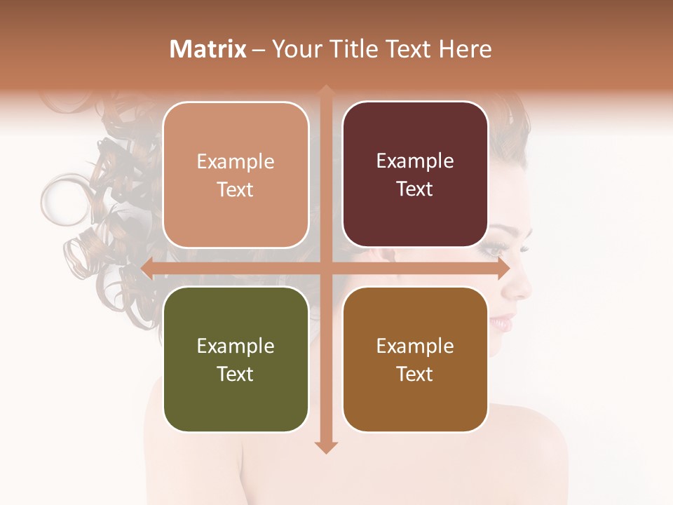 Styling Girl Indoors PowerPoint Template