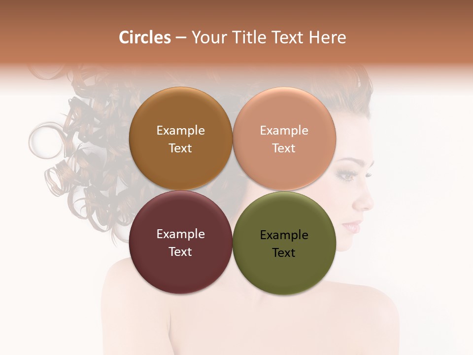 Styling Girl Indoors PowerPoint Template