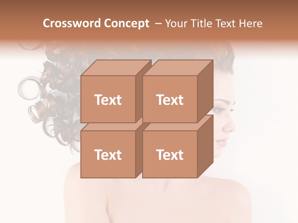 Styling Girl Indoors PowerPoint Template