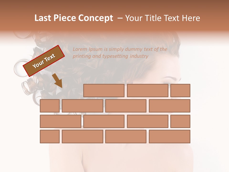 Styling Girl Indoors PowerPoint Template