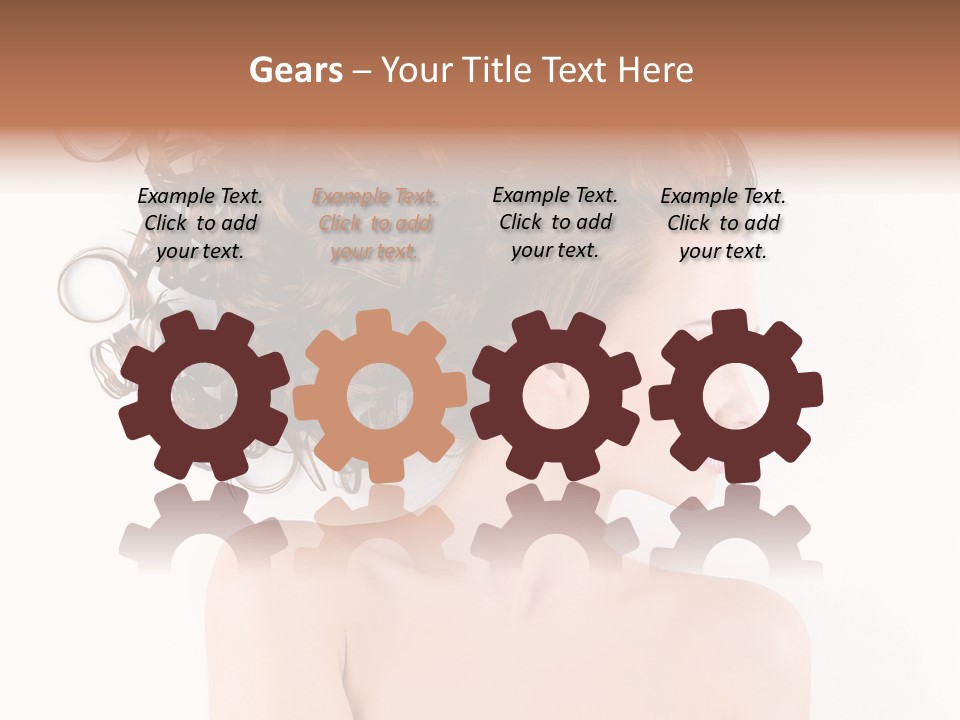 Styling Girl Indoors PowerPoint Template