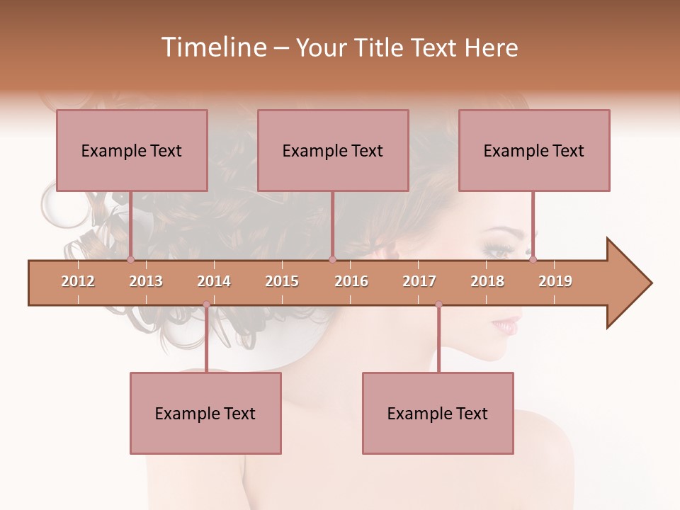 Styling Girl Indoors PowerPoint Template