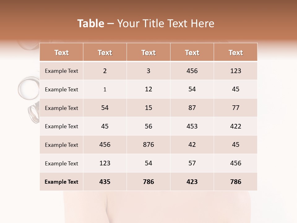 Styling Girl Indoors PowerPoint Template