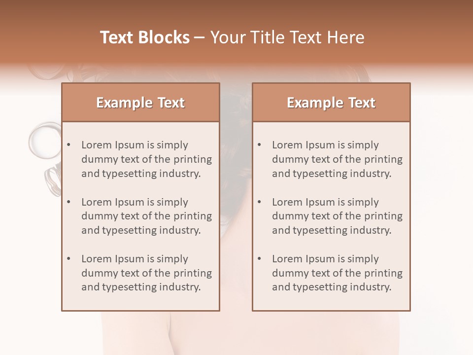 Styling Girl Indoors PowerPoint Template