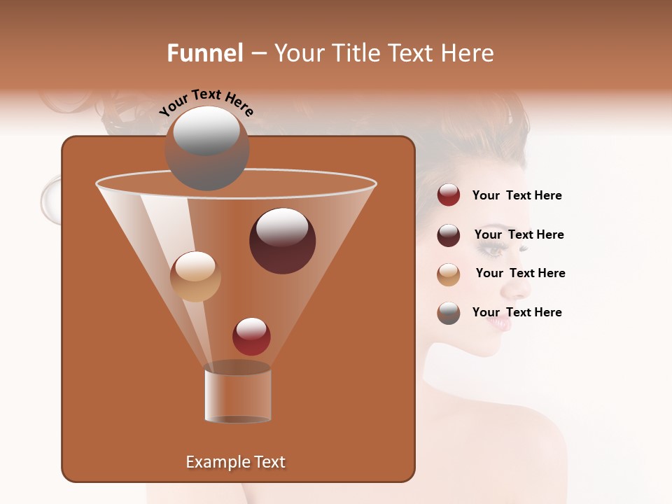 Styling Girl Indoors PowerPoint Template