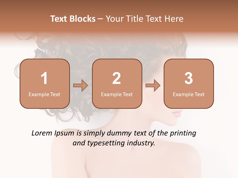 Styling Girl Indoors PowerPoint Template