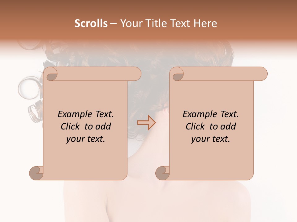 Styling Girl Indoors PowerPoint Template