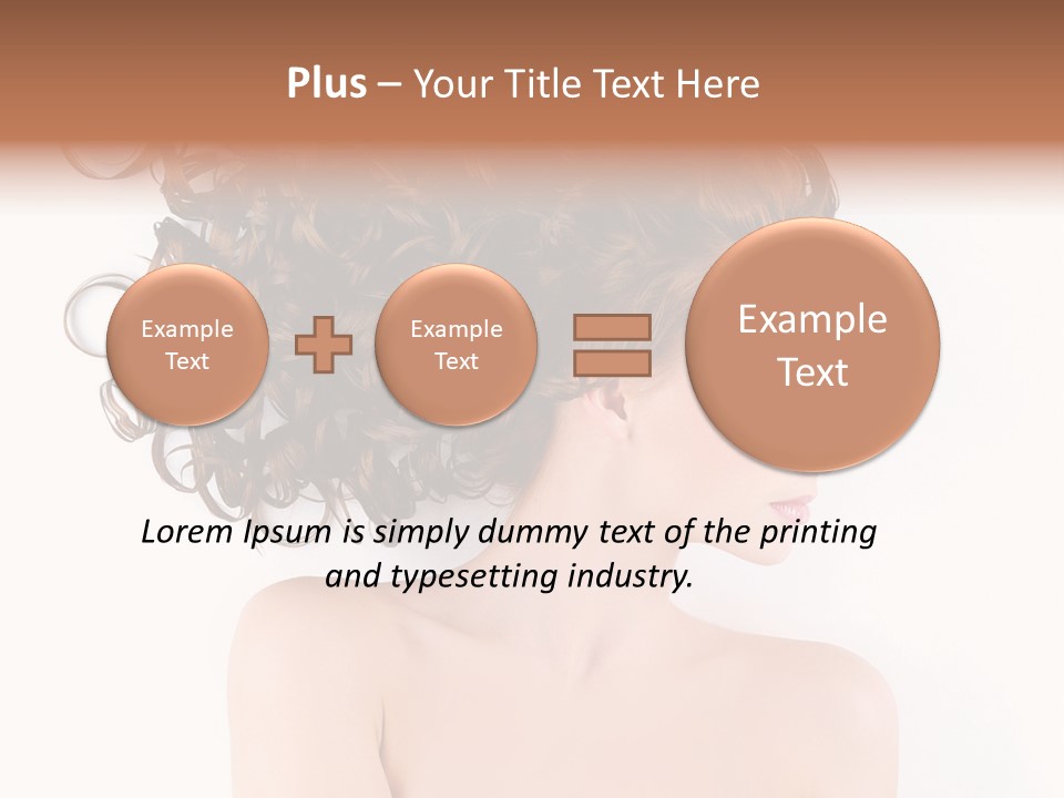 Styling Girl Indoors PowerPoint Template