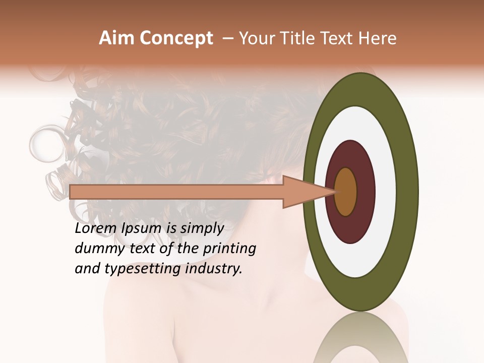 Styling Girl Indoors PowerPoint Template