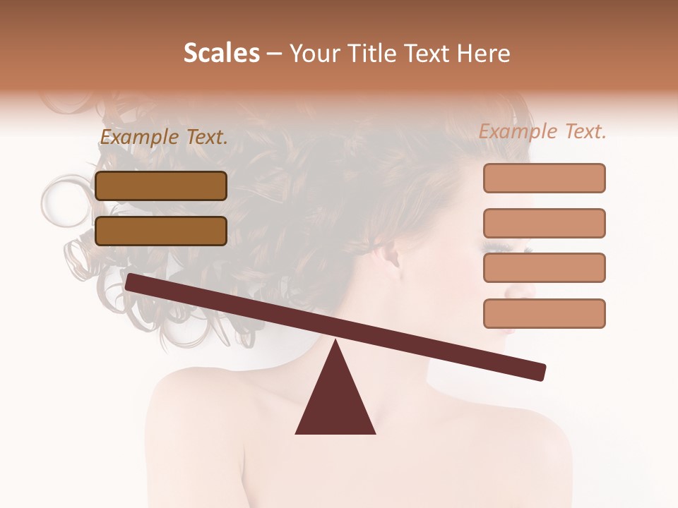 Styling Girl Indoors PowerPoint Template